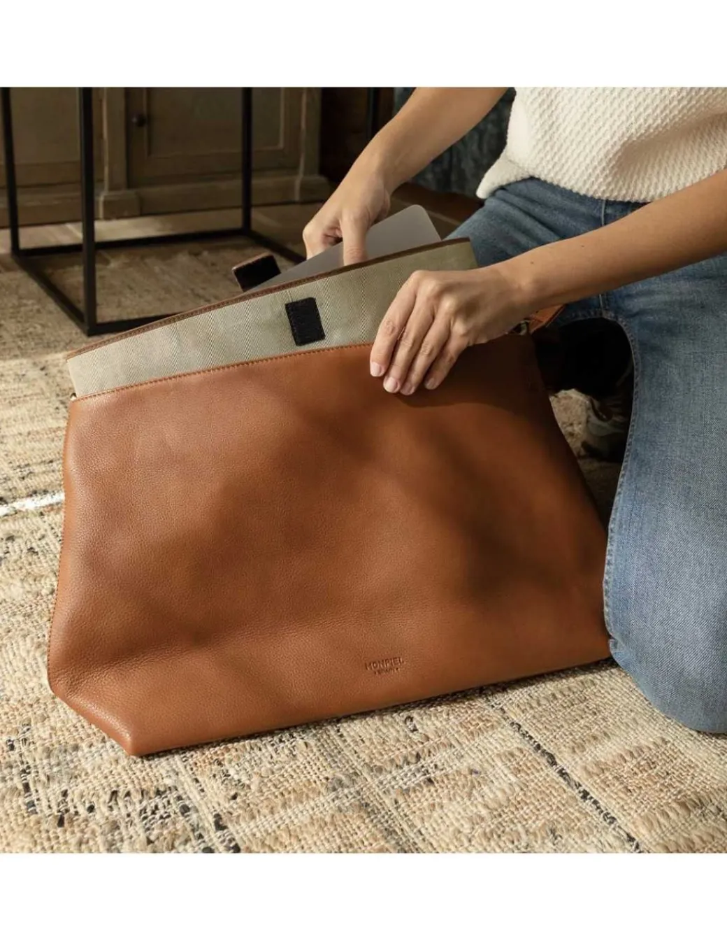 Other Accessories^MONPIEL 15" Laptop Sleeve Beige