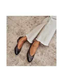 Ballet Flats Woman^MONPIEL Amelie Heel Two-Tone Toe Ballet Flat Brown