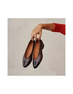 Ballet Flats Woman^MONPIEL Amelie Heel Two-Tone Toe Ballet Flat Brown