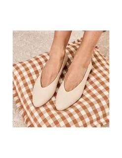 Ballet Flats Woman^MONPIEL Ballerina Shoe Flat Amelie Beige