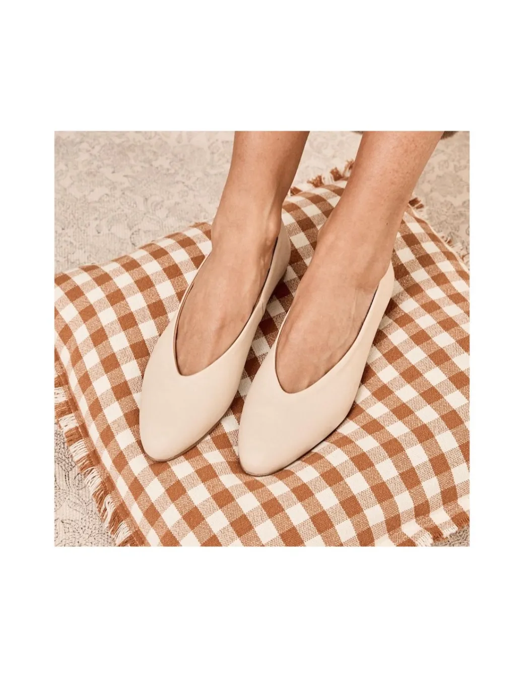 Ballet Flats Woman^MONPIEL Ballerina Shoe Flat Amelie Beige