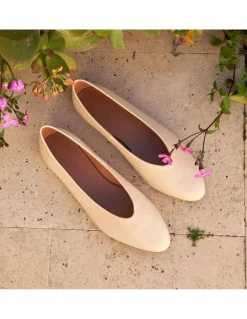 Ballet Flats Woman^MONPIEL Ballerina Shoe Flat Amelie Beige