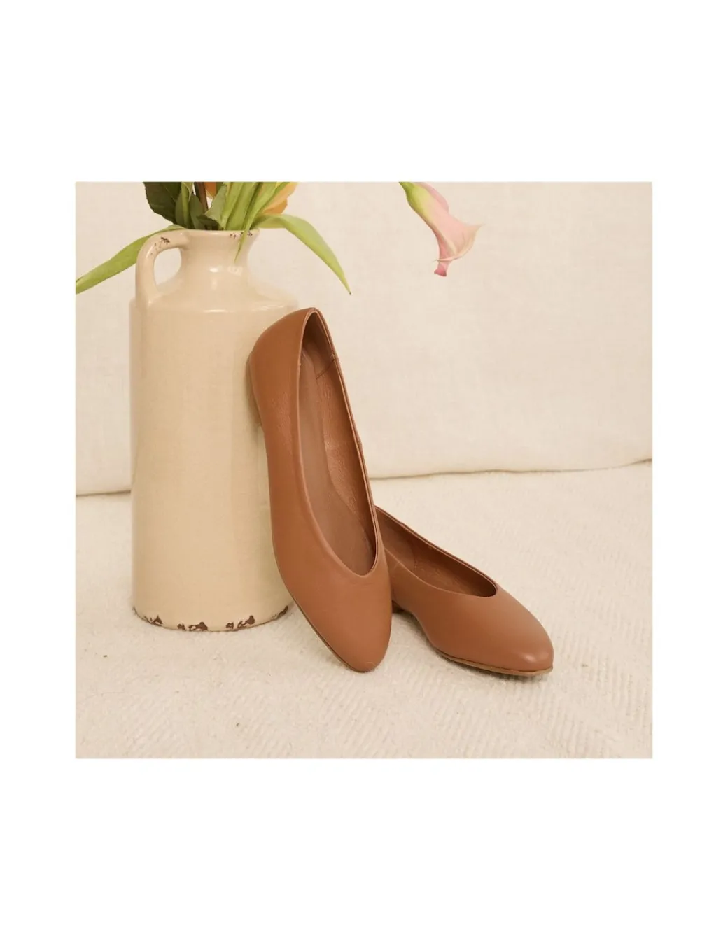 Ballet Flats Woman^MONPIEL Ballerina Shoe Flat Amelie Leather