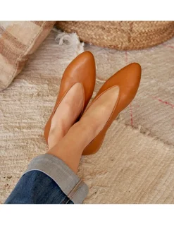 Ballet Flats Woman^MONPIEL Ballerina Shoe Flat Amelie Leather