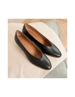 Ballet Flats Woman^MONPIEL Ballerina Shoe With Heel Amelie Black
