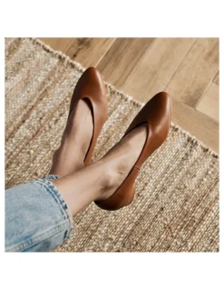 Ballet Flats Woman^MONPIEL Ballerina Shoe With Heel Amelie Leather