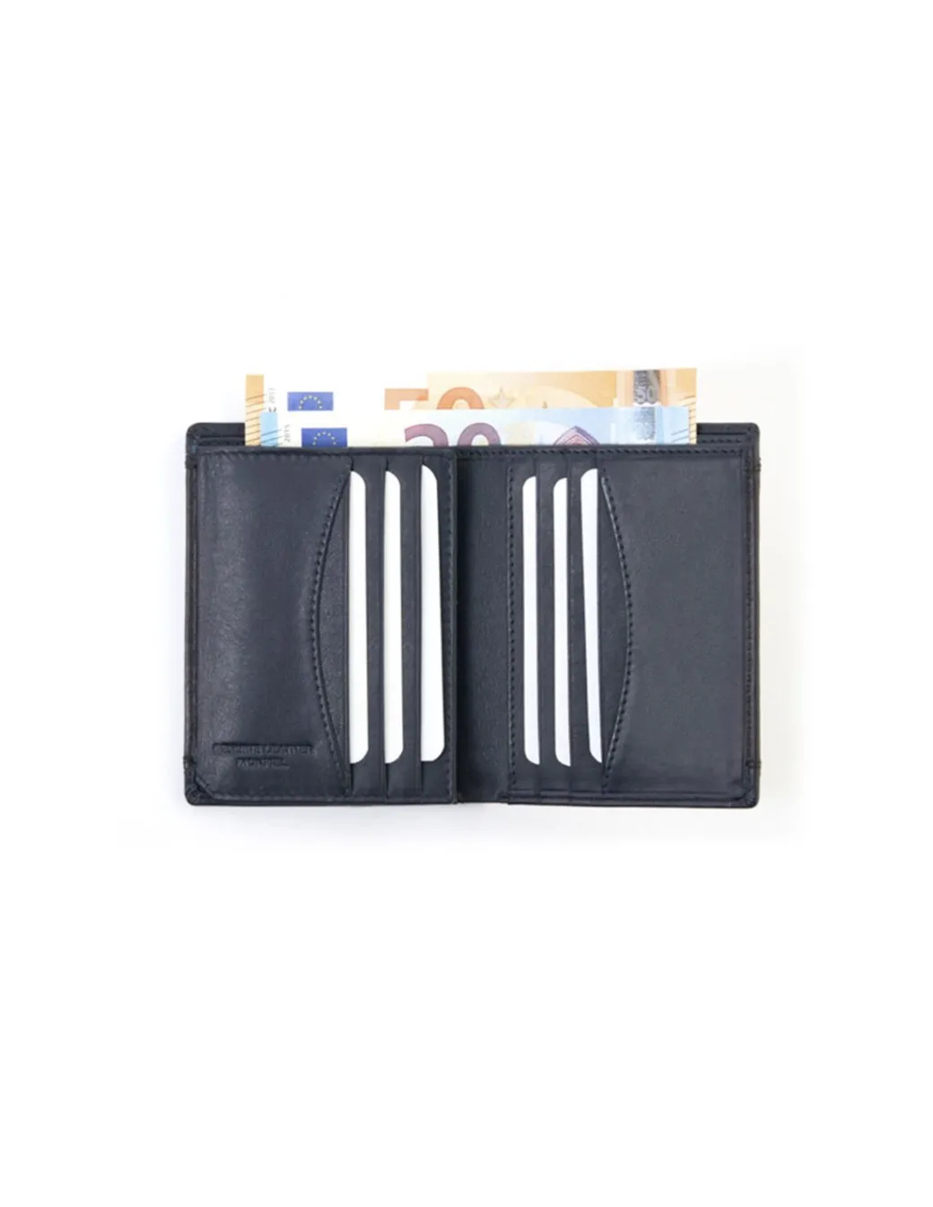 Men'S Leather Wallets^MONPIEL Basic Leather Wallet Lago Black