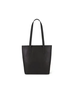 Women'S Leather Bag^MONPIEL Basic Shopper Bag Black