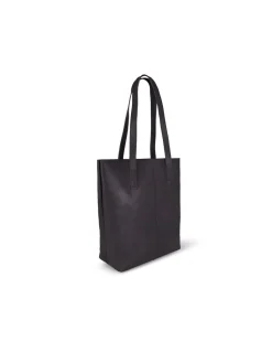Women'S Leather Bag^MONPIEL Basic Shopper Bag Black