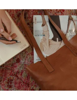 Women'S Leather Bag^MONPIEL Basic Shopper Bag Leather