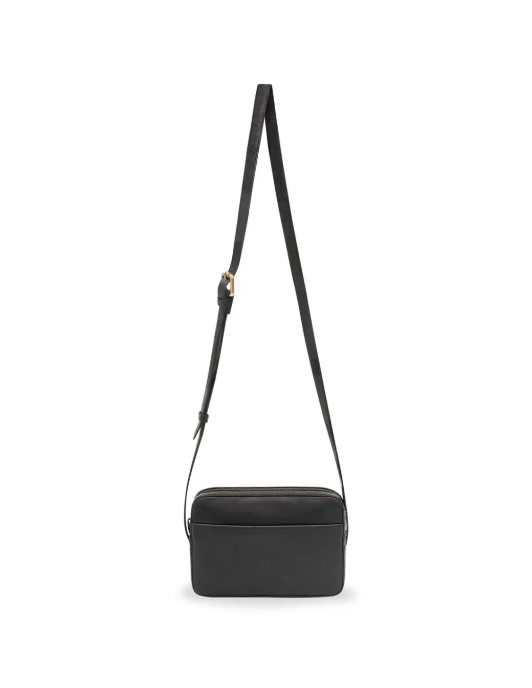 Women'S Leather Bag^MONPIEL Basic Shoulder Bag Black