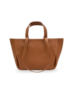 Women'S Leather Bag^MONPIEL Basket Bag Leather