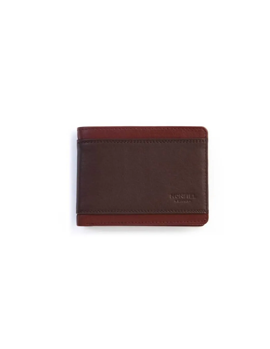 Men'S Leather Wallets^MONPIEL Bifold Leather Wallet With Extra Purse And Card Holder Lago Brown