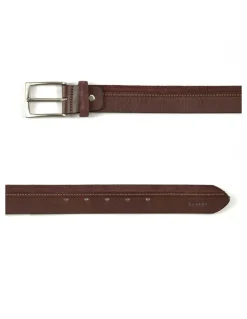 Men'S Leather Belts^MONPIEL Cowhide And Suede Leather Belt