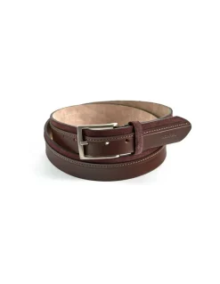 Men'S Leather Belts^MONPIEL Cowhide And Suede Leather Belt