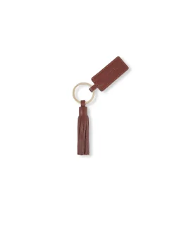 Leather Woman Key Chain^MONPIEL Customizable Tassel Keychain Leather
