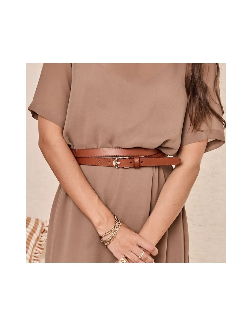 Women'S Leather Belts^MONPIEL Double Wrap Belt Leather