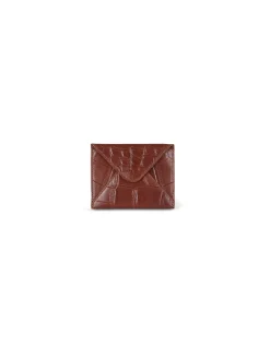 Leather Women Purses^MONPIEL Envelop Card Holder Leather