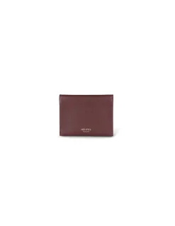 Leather Women Purses^MONPIEL Envelop Leather Card Holder Brown