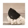 Leather Women Purses^MONPIEL Half Moon Leather Wallet Black
