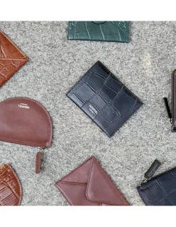 Leather Women Purses^MONPIEL Half Moon Wallet Leather
