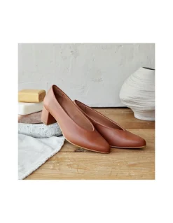Ballet Flats Woman^MONPIEL High Heel Ballerina Amelie Leather