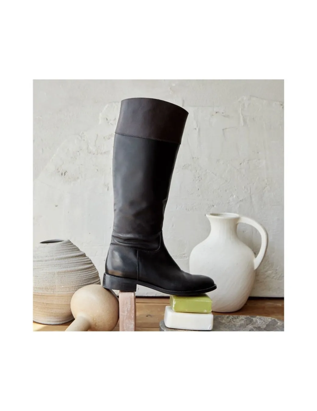 Women'S Leather Boots^MONPIEL High Jumping Boot Caroline Black