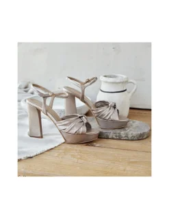 Women'S Heeled Sandals^MONPIEL Knot Platform Heel Sandal Nara