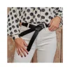 Women'S Leather Belts^MONPIEL Knotted Cowhide Belt Black