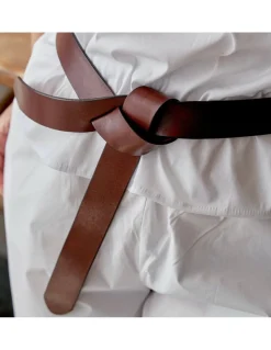 Women'S Leather Belts^MONPIEL Knotted Cowhide Belt Leather