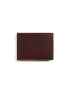 Men'S Leather Wallets^MONPIEL Large American Double Stitched Wallet With Coin Pocket Sky Brown