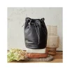 Women'S Leather Bag^MONPIEL Large Bucket Bag Black