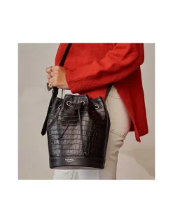 Women'S Leather Bag^MONPIEL Large Bucket Bag Coco Brown
