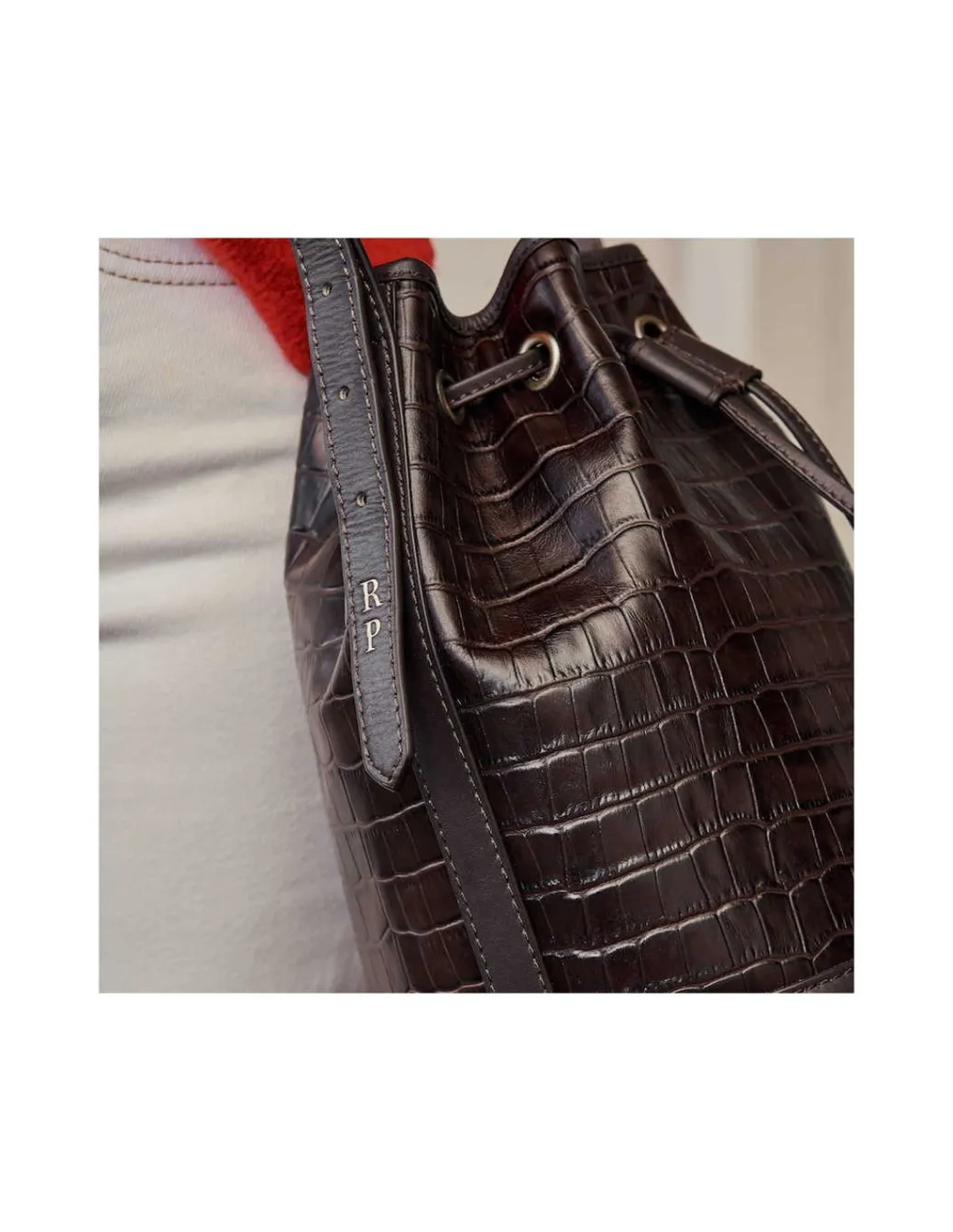 Women'S Leather Bag^MONPIEL Large Bucket Bag Coco Brown