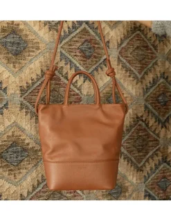 Women'S Leather Bag^MONPIEL Large Hobo Bag Knots Leather