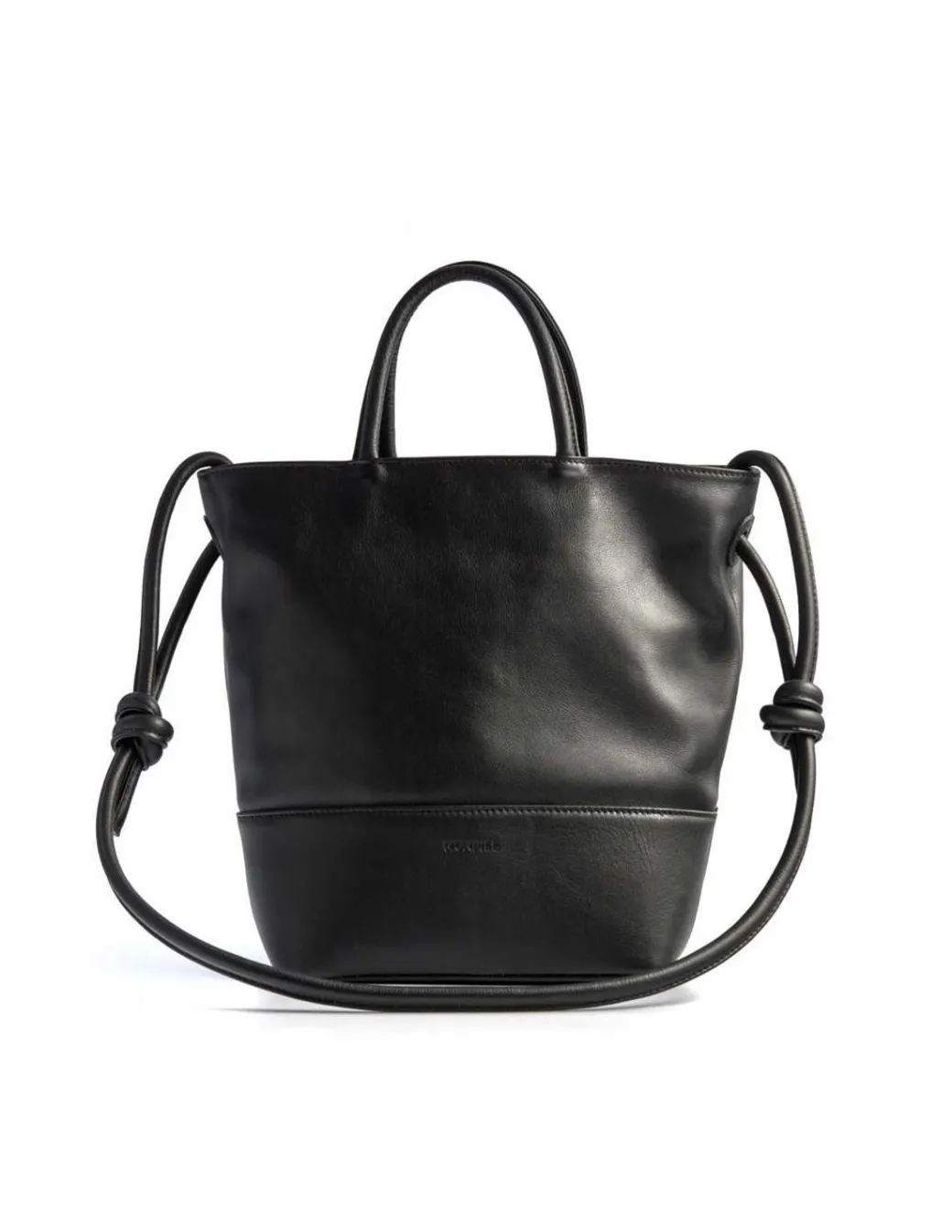 Women'S Leather Bag^MONPIEL Large Hobo Bag Knots Black