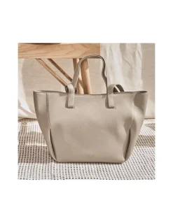 Women'S Leather Bag^MONPIEL Leather Basket Bag Mole