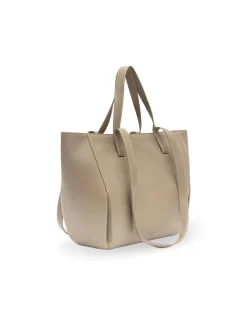 Women'S Leather Bag^MONPIEL Leather Basket Bag Mole