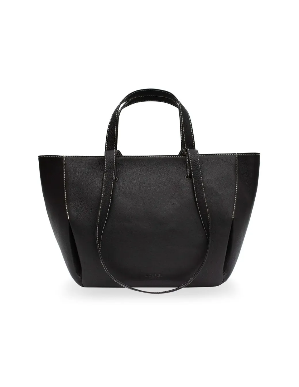 Women'S Leather Bag^MONPIEL Leather Basket Bag Black