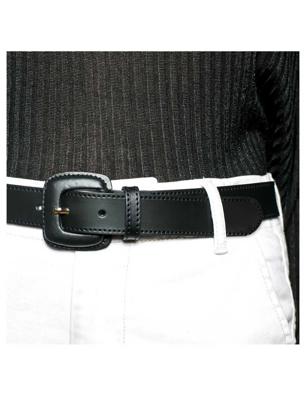 Women'S Leather Belts^MONPIEL Leather Belt Woman With Buckle Leather Black