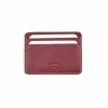 Leather Card Holders^MONPIEL Leather Card Holder Mini Burgundy
