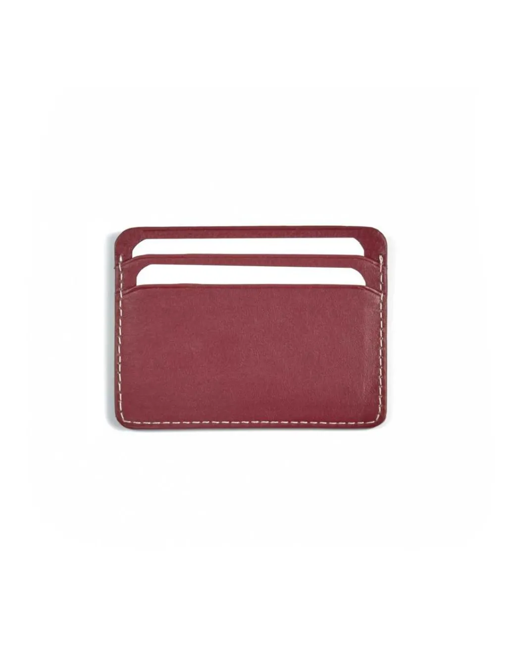 Leather Card Holders^MONPIEL Leather Card Holder Mini Burgundy