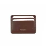 Leather Card Holders^MONPIEL Leather Card Holder Mini Brown