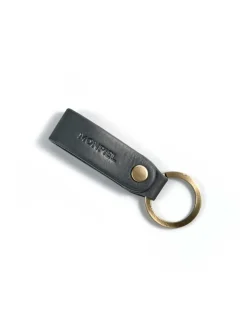 Men'S Leather Keyrings^MONPIEL Leather Keyring Hunter Blue