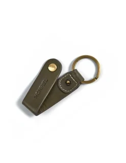 Men'S Leather Keyrings^MONPIEL Leather Keyring Hunter Green