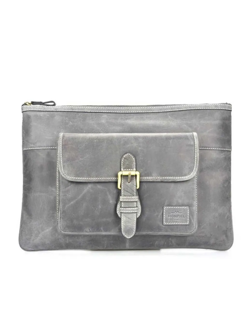 Other Accessories^MONPIEL Leather Laptop Sleeve Hunter Blue