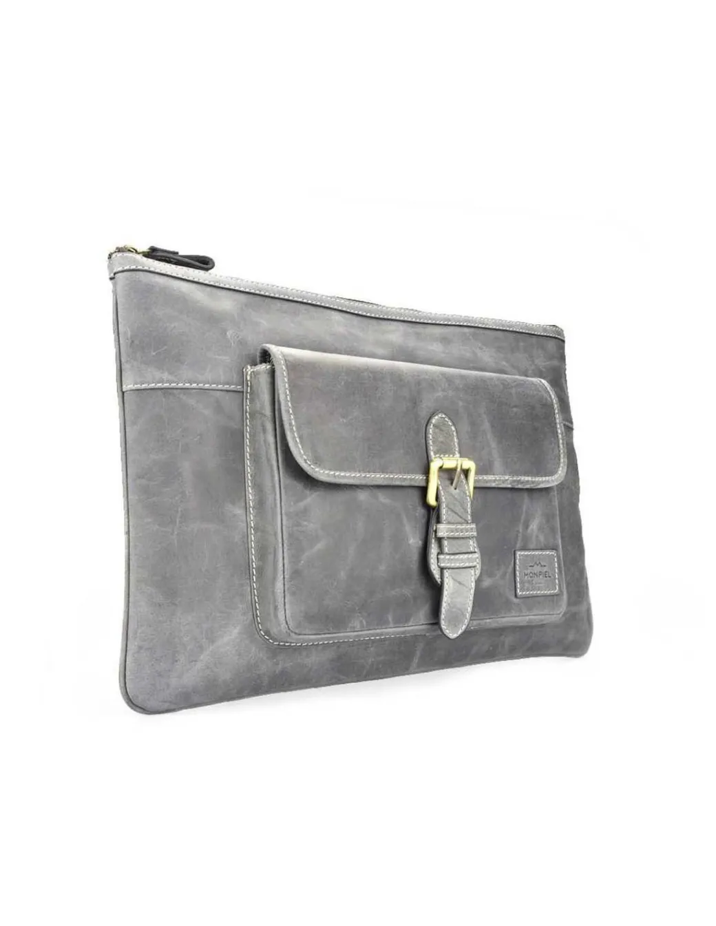 Other Accessories^MONPIEL Leather Laptop Sleeve Hunter Blue