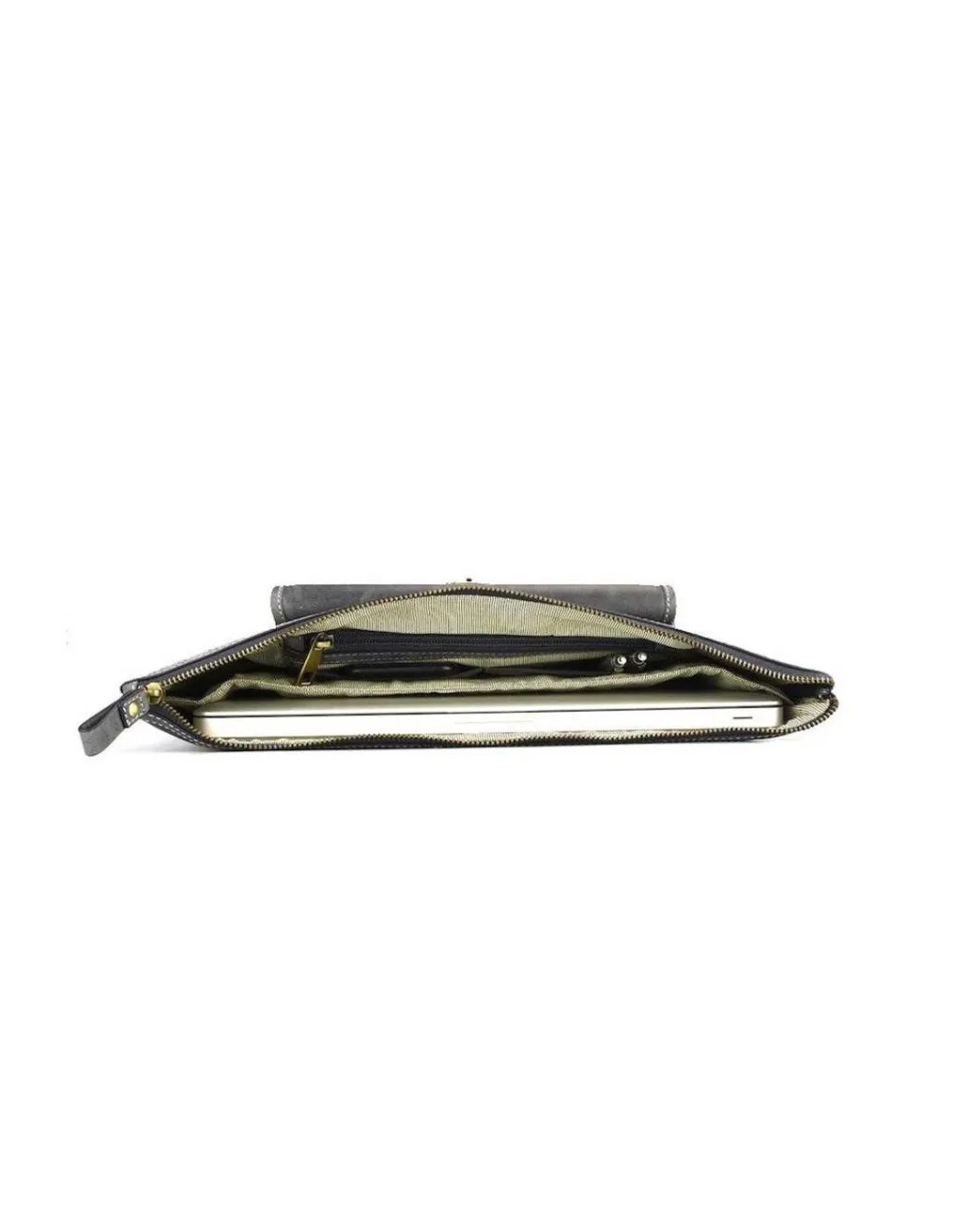 Other Accessories^MONPIEL Leather Laptop Sleeve Hunter Blue