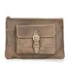 Other Accessories^MONPIEL Leather Laptop Sleeve Hunter Brown