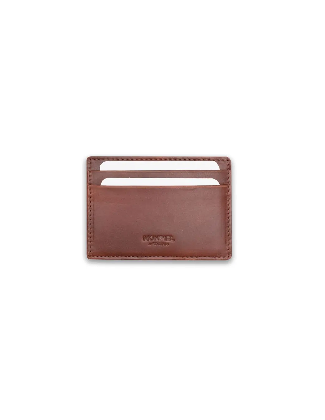 Leather Card Holders^MONPIEL Leather Magic Card Holder Havana
